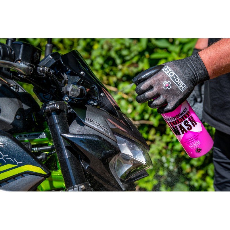 Muc-Off 1132 - Preparat do skutecznego mycia motocykla bez użycia wody - 750ml - High Performance Waterless Wash