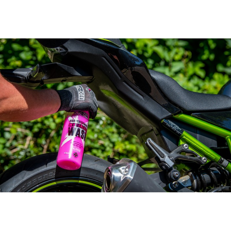 Muc-Off 1132 - Preparat do skutecznego mycia motocykla bez użycia wody - 750ml - High Performance Waterless Wash