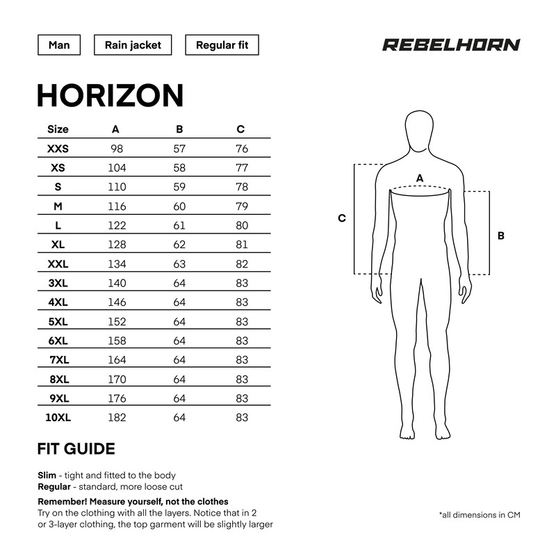 KURTKA PRZECIWDESZCZOWA REBELHORN HORIZON FLUO YELLOW L