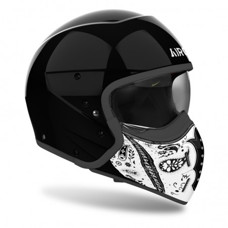 KASK AIROH J110 PAESLY BLACK GLOSS