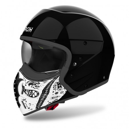 KASK AIROH J110 PAESLY BLACK GLOSS