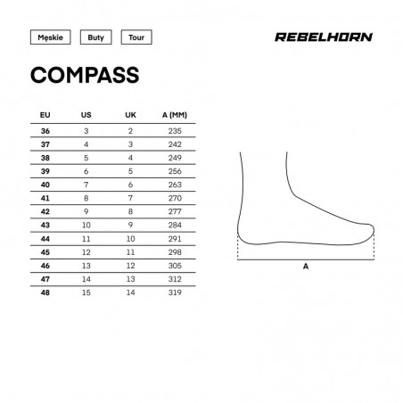 BUTY REBELHORN COMPASS BLACK