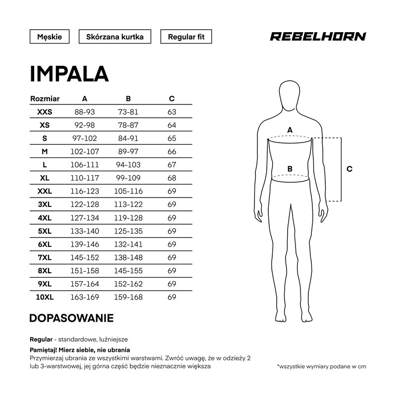 Kurtka skórzana Rebelhorn Impala black