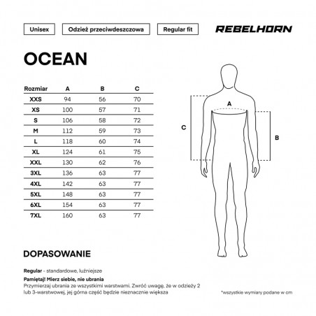 Kurtka przeciwdeszczowa Rebelhorn Ocean black