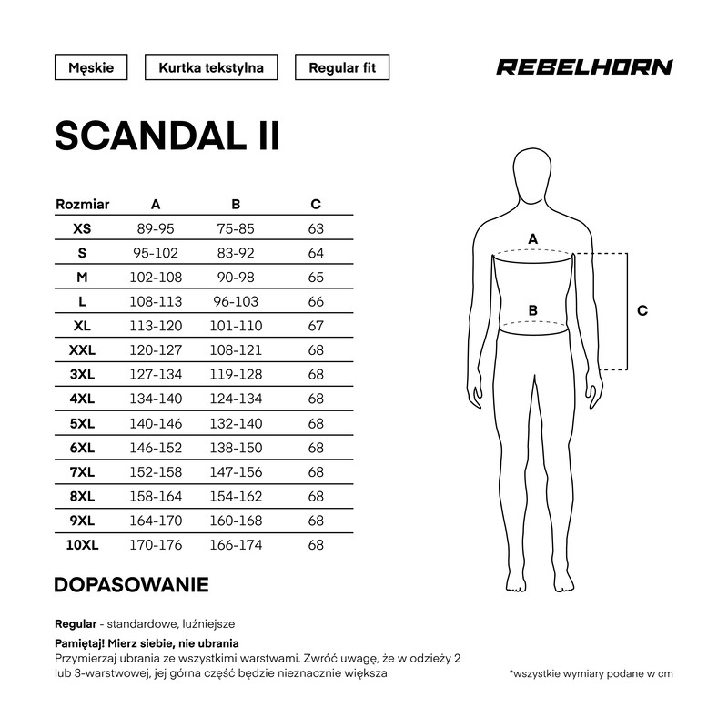 Kurtka tekstylna Rebelhorn Scandal II black