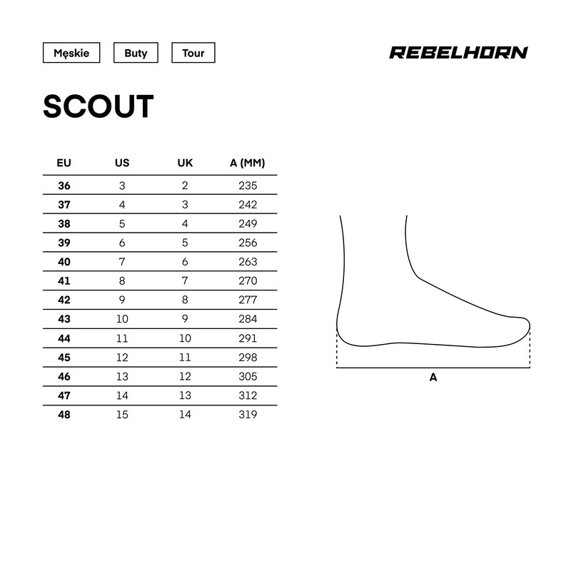 Buty Rebelhorn Scout black matt