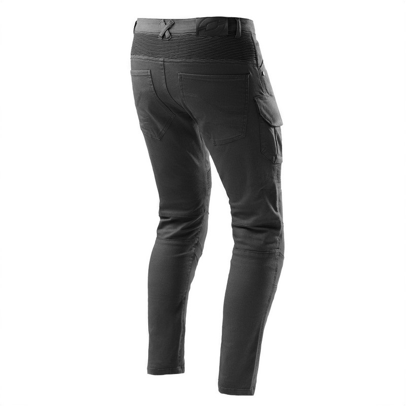 SPODNIE JEANS OZONE FASTER TAPERED FIT BLACK