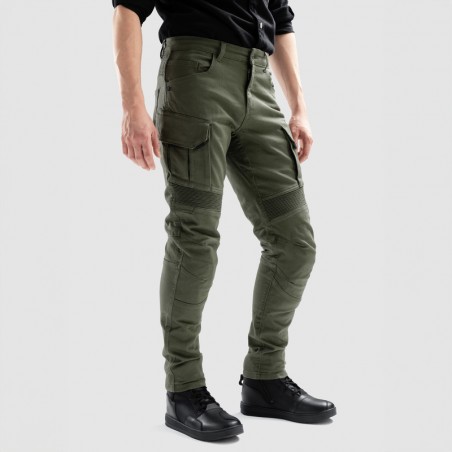 SPODNIE JEANS OZONE FASTER TAPERED FIT OLIVE