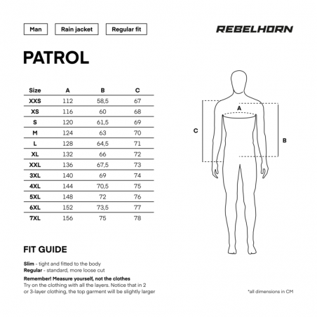 KURTKA PRZECIWDESZCZOWA REBELHORN PATROL FLO YELLOW/BLACK