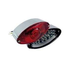 LAMPA TYLNA LED CATEYE STYLE CHROMOWANA