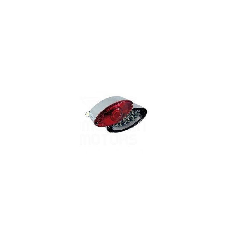 LAMPA TYLNA LED CATEYE STYLE CHROMOWANA