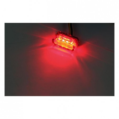 LAMPA TYLNA LED MODULE 1 CZERWONA (6V)