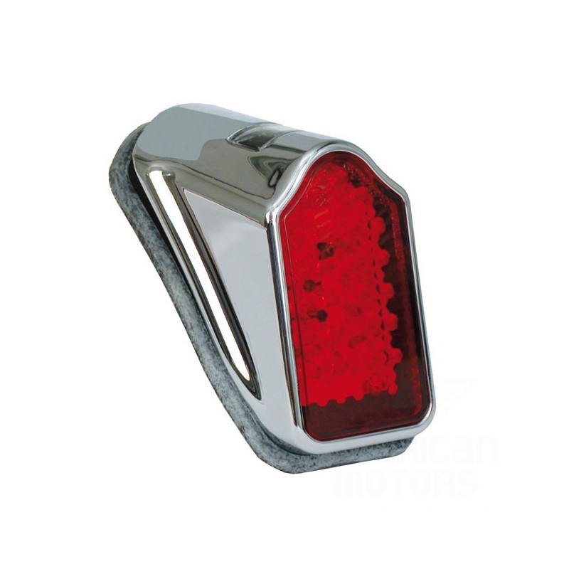 LAMPA TYLNA LED MINI TOMBSTONE CHROMOWANA