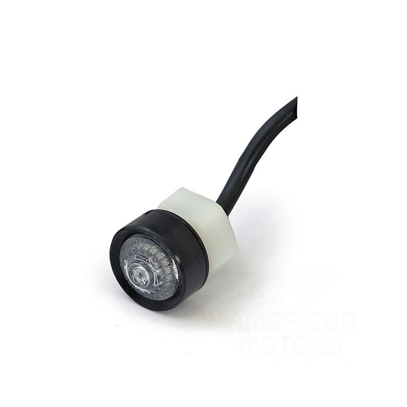 LAMPA TYLNA LED MONO CZARNA