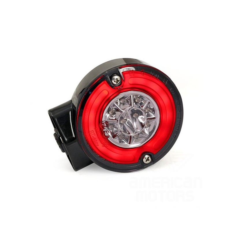 LAMPY TYLNE Z KIERUNKOWSKAZAMI LED RINGERS CZARNE