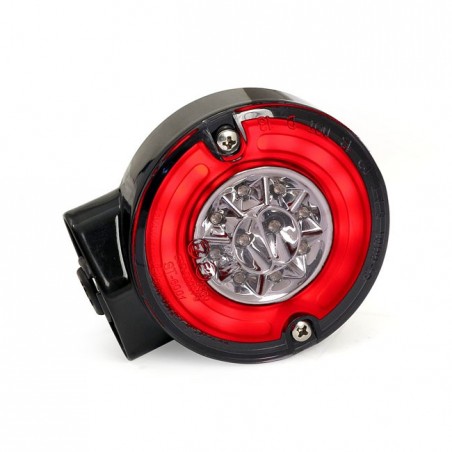 LAMPY TYLNE Z KIERUNKOWSKAZAMI LED RINGERS CZARNE