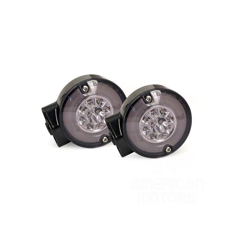 LAMPY TYLNE Z KIERUNKOWSKAZAMI LED RINGERS CZARNE