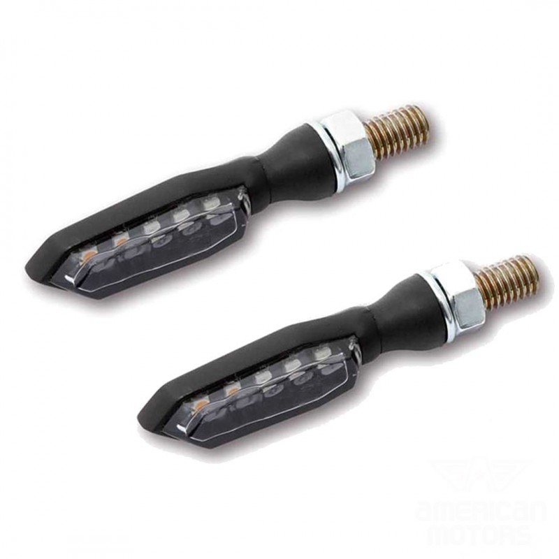 LAMPY TYLNE Z KIERUNKOWSKAZAMI LED SONIC-X1 CZARNE