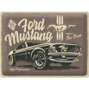 Blacha 30x40cm Ford Mustang The Boss