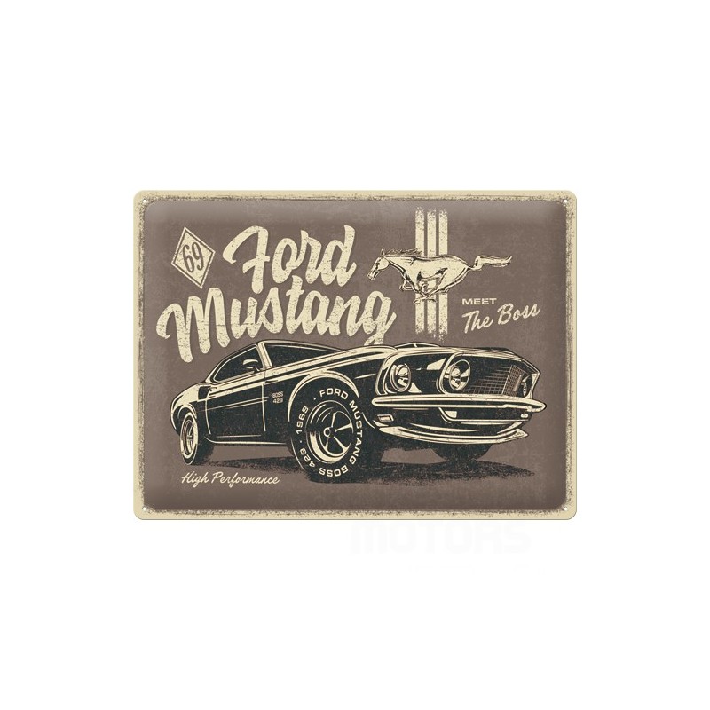 Blacha 30x40cm Ford Mustang The Boss