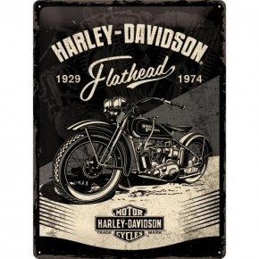 Blacha 30x40cm Harley-Davidson Flathead