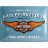 Blacha 30x40cm Harley-Davidson Blue Logo