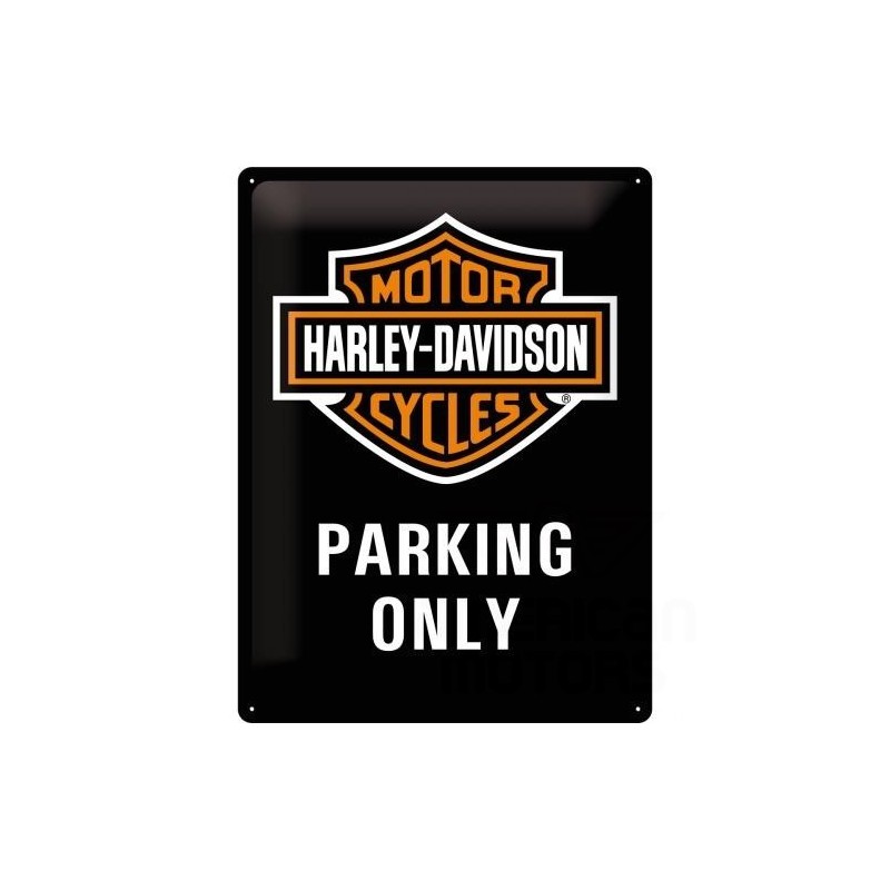 Blacha 30x40cm Harley-Davidson Parking Only