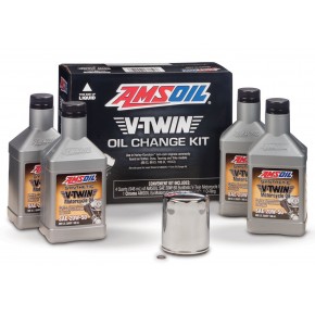 AMSOIL ZESTAW DO WYMIANY OLEJU V-TWIN 20W-50