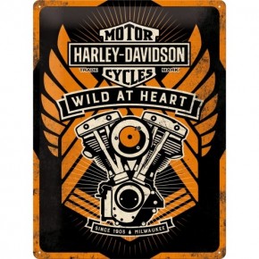 Blacha 30x40cm Harley-Davidson Wild at heart