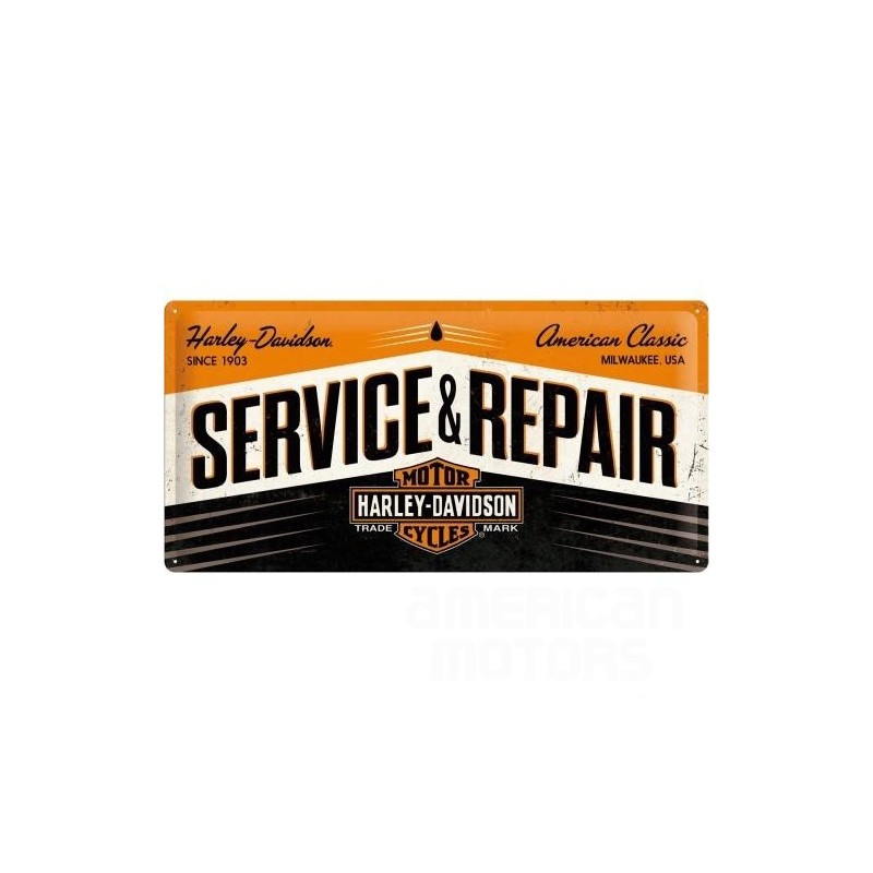 Blacha 25x50cm Harley-Davidson Service & Repair