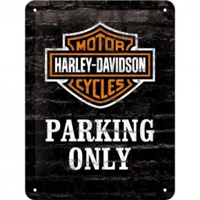 Blacha 15x20cm Harley-Davidson Parking Only