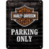 Blacha 15x20cm Harley-Davidson Parking Only