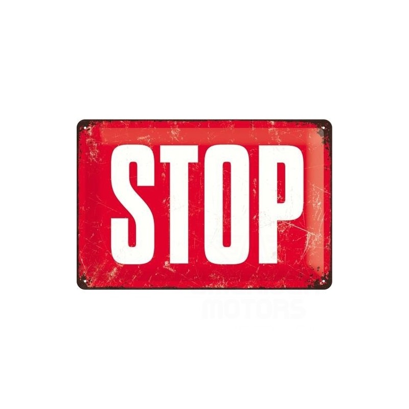 PLAKAT 20X30CM ACHTUNG - STOP