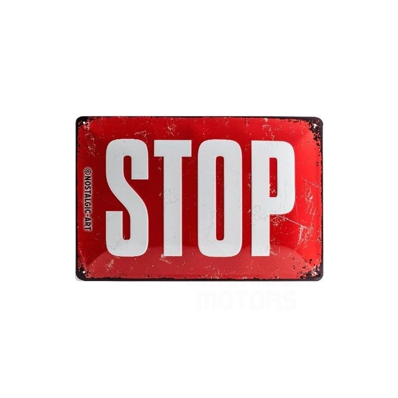 PLAKAT 20X30CM ACHTUNG - STOP