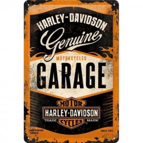 Blacha 20x30cm Harley-Davidson Garage