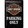 Blacha 20x30cm Harley-Davidson Parking Only