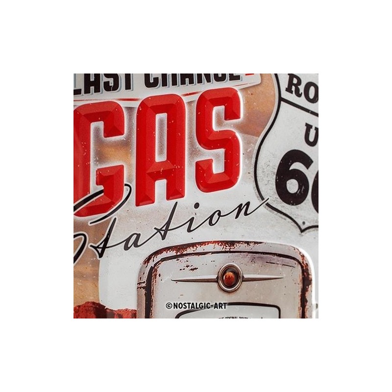 PLAKAT 20X30 ROUTE 66 GAS STATION