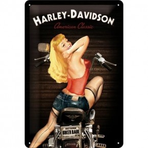 Blacha 20x30cm Harley-Davidson Biker Babe